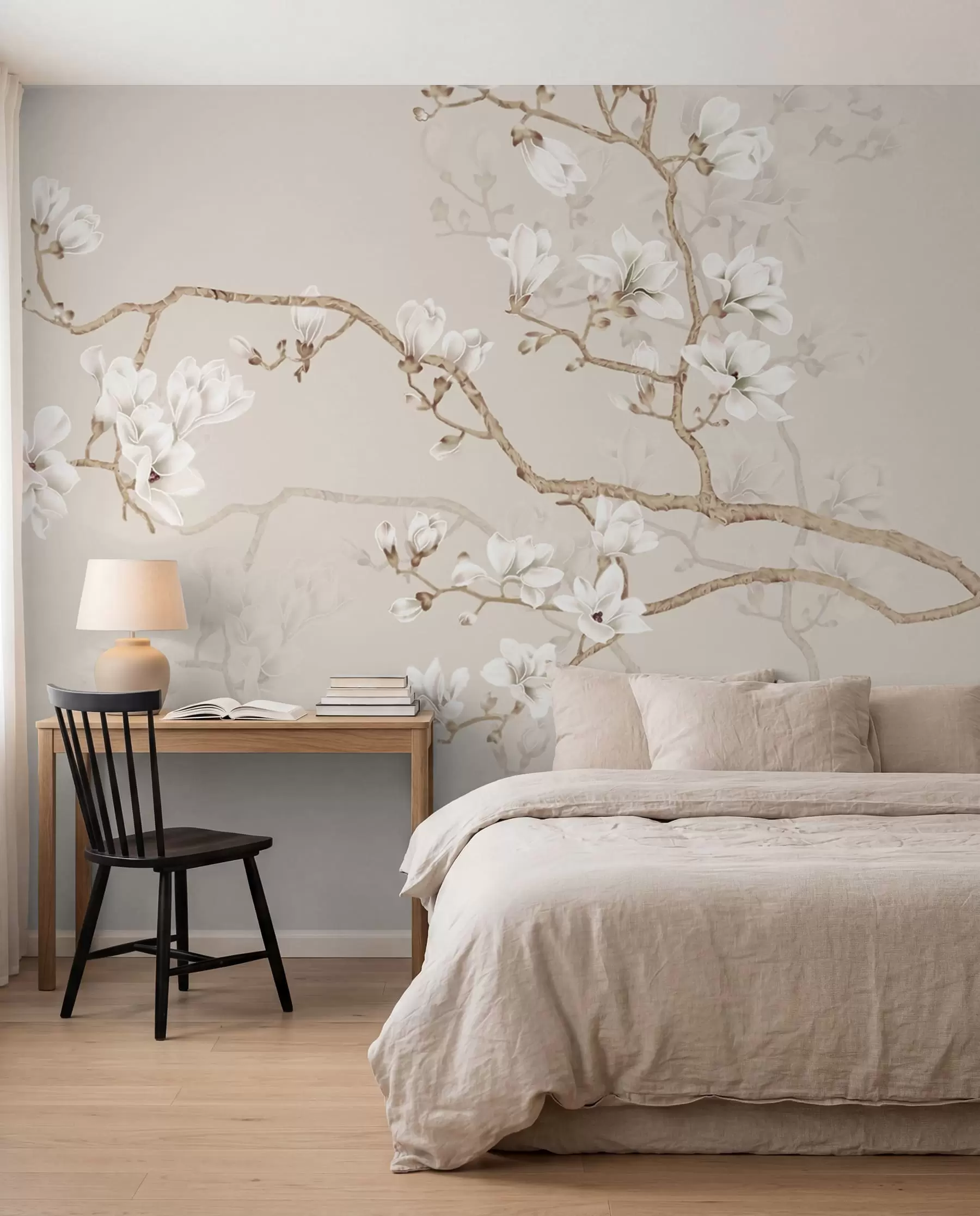 fototapet Arbore de magnolie în grădină u25842d1