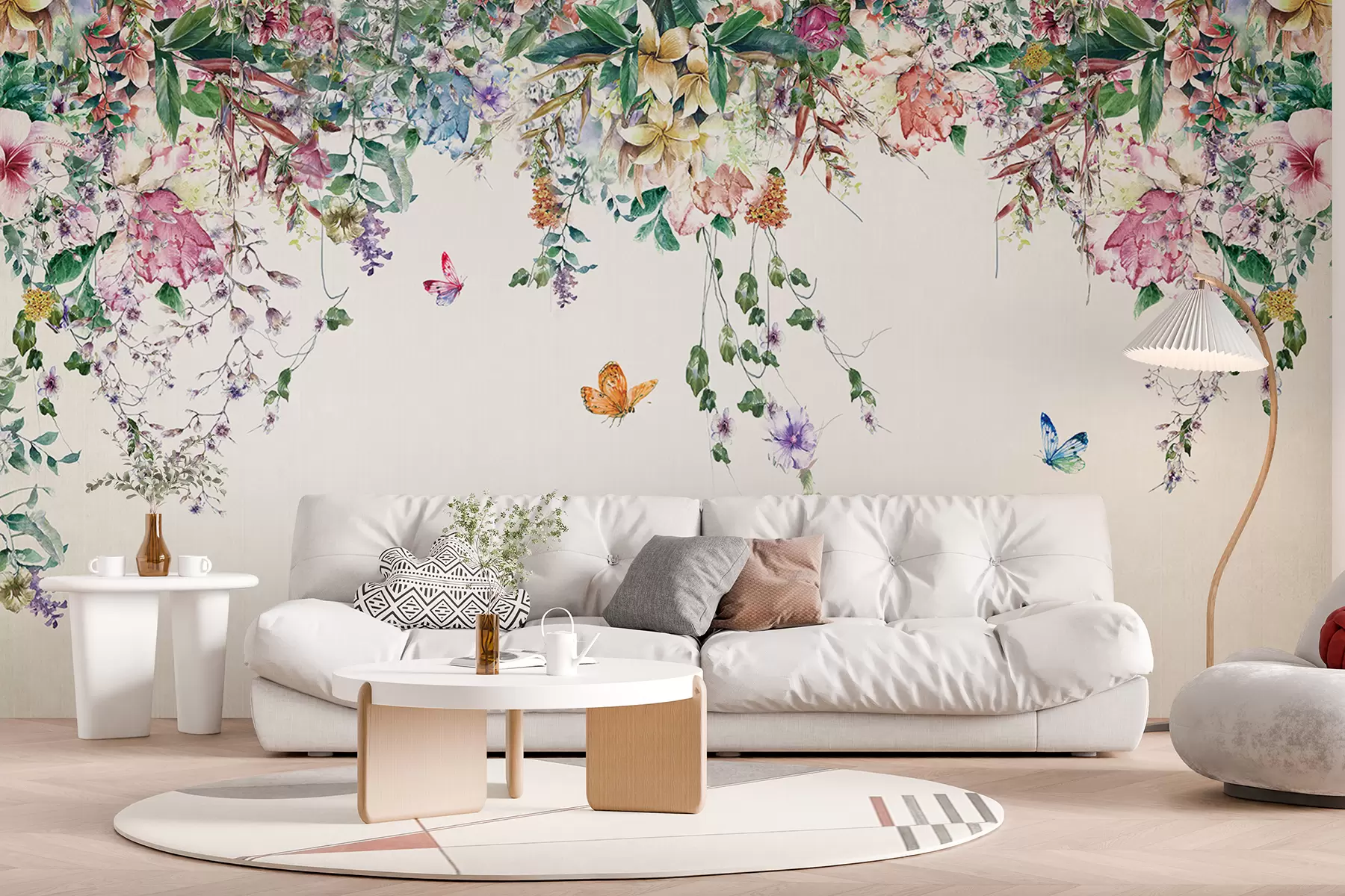 fototapet Ghirlandă de flori u30601d2